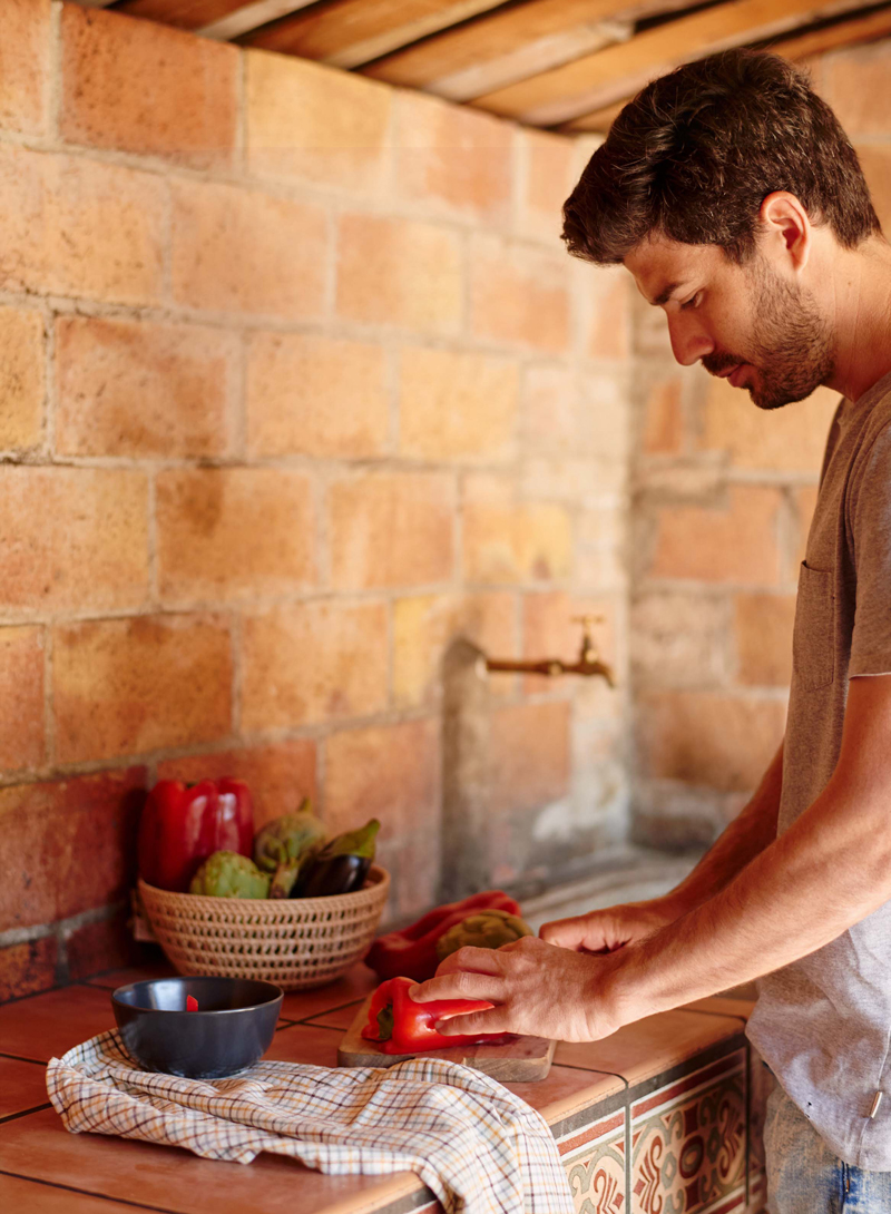 Porxo exterior amb barbacoa